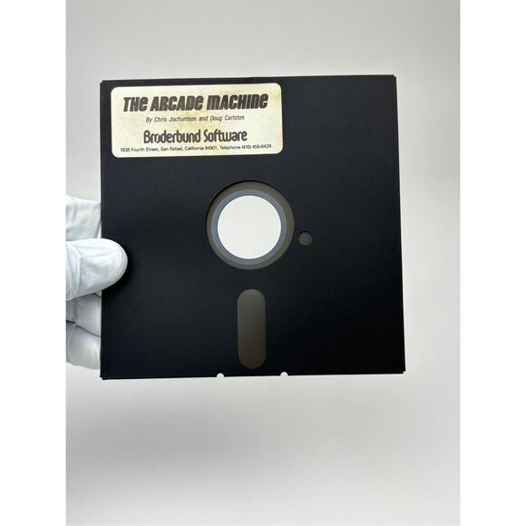 1982 The Arcade Machine For Apple II Floppy Disk + Manual + Worksheets + Folder - Picture 5 of 6